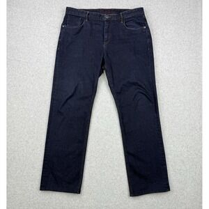 Robert Graham Jeans Mens 36x30‎ Dark Blue Wash Classic Yates Straight Leg Denim